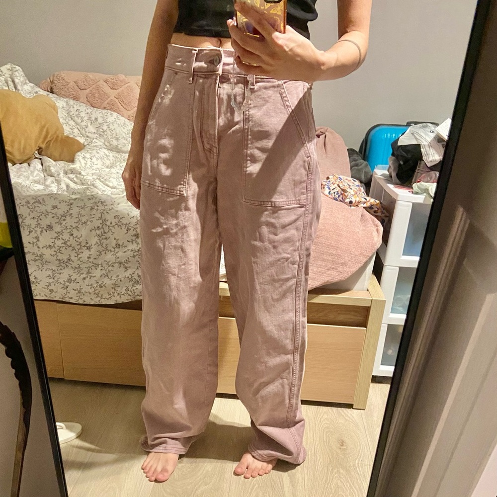 American Eagle Ash Pink Jeans - Size 4